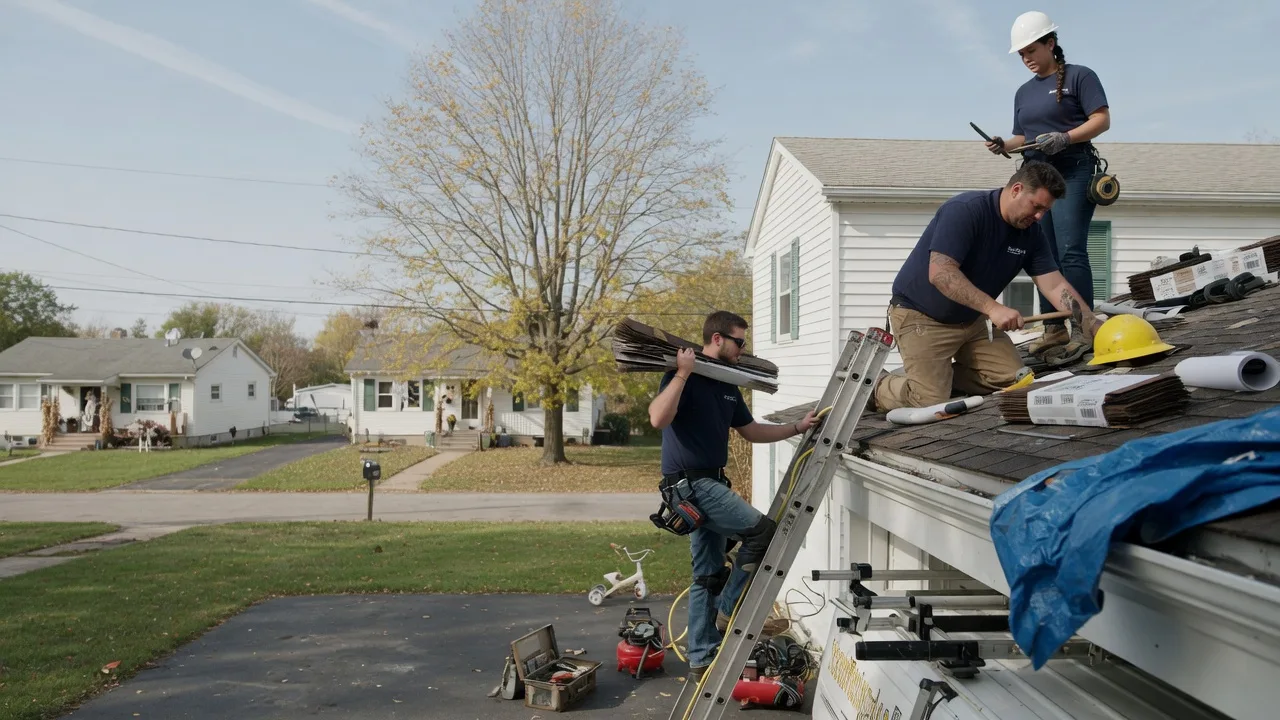 Local Roofing Contractors in Climbing Hill, IA near me
